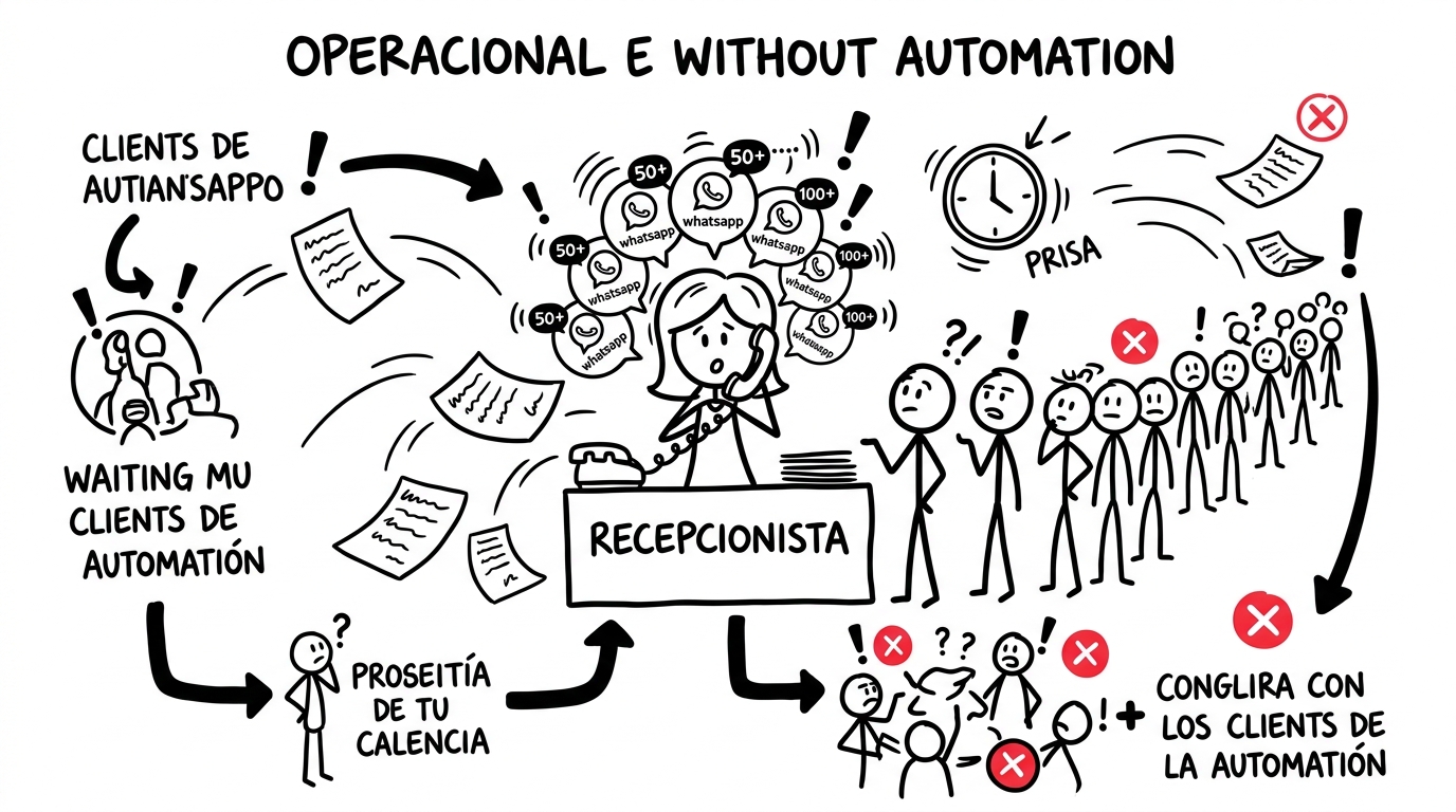 El caos operativo sin automatización inteligente